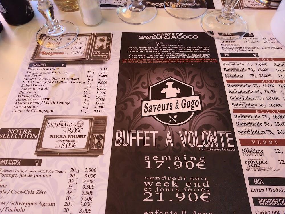 Buffet A Volonte Saveurs A Gogo - Menu Image 4